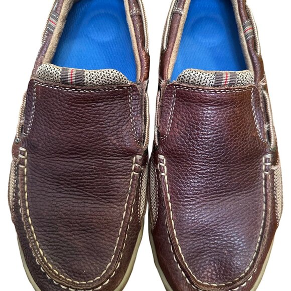 G.H. Bass & Co. Baron 3 Men's Leather Slip On Loafers Shoes Size 8 M - Picture 1 of 4